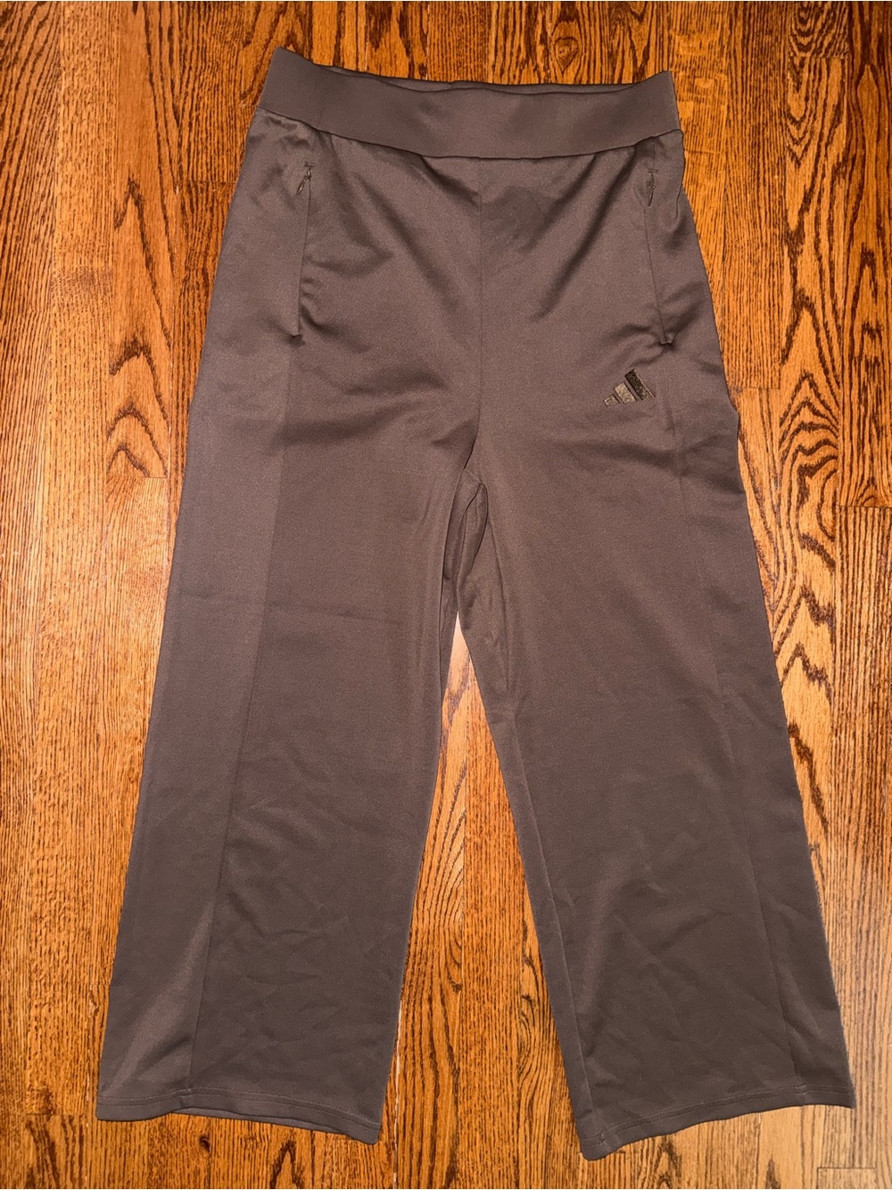 adidas Wide-Leg Sweatpants in brown